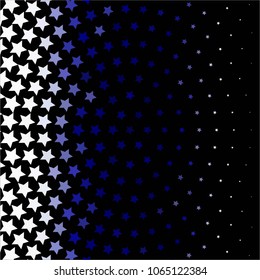 Star colorful vector background. Abstract halftone illustration pattern. Vintage texture
