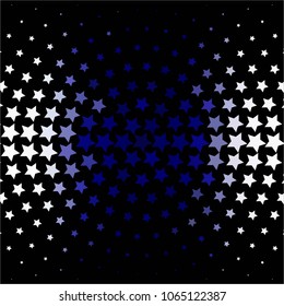 Star colorful vector background. Abstract halftone illustration pattern. Vintage texture
