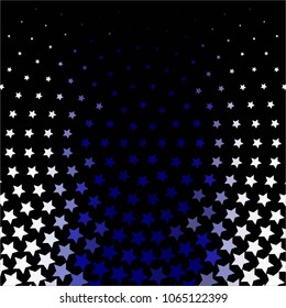 Star colorful vector background. Abstract halftone illustration pattern. Vintage texture
