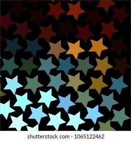 Star colorful vector background. Abstract halftone illustration pattern. Vintage texture
