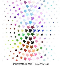 Star colorful vector background. Abstract halftone illustration pattern. Vintage texture

