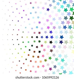 Star colorful vector background. Abstract halftone illustration pattern. Vintage texture
