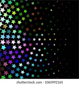 Star colorful vector background. Abstract halftone illustration pattern. Vintage texture
