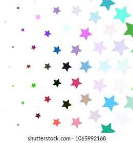 Star colorful vector background. Abstract halftone illustration pattern. Vintage texture
