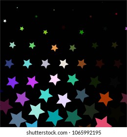 Star colorful vector background. Abstract halftone illustration pattern. Vintage texture
