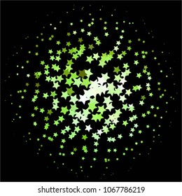 Star colorful vector background. Abstract halftone illustration pattern. Vintage texture
