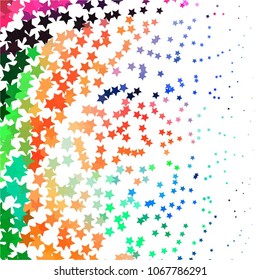 Star colorful vector background. Abstract halftone illustration pattern. Vintage texture
