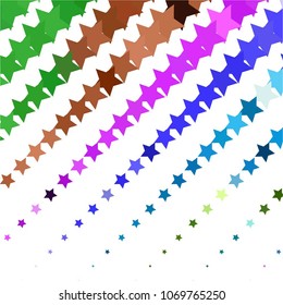 Star colorful vector background. Abstract halftone illustration pattern. Vintage texture
