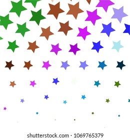 Star colorful vector background. Abstract halftone illustration pattern. Vintage texture

