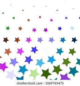 Star colorful vector background. Abstract halftone illustration pattern. Vintage texture
