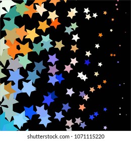 Star colorful vector background. Abstract halftone illustration pattern. Vintage texture
