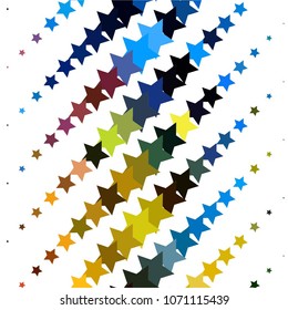Star colorful vector background. Abstract halftone illustration pattern. Vintage texture
