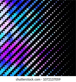 Star colorful vector background. Abstract halftone illustration pattern. Vintage texture
