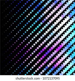 Star colorful vector background. Abstract halftone illustration pattern. Vintage texture
