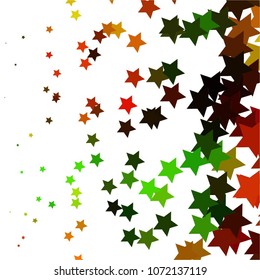 Star colorful vector background. Abstract halftone illustration pattern. Vintage texture
