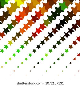 Star colorful vector background. Abstract halftone illustration pattern. Vintage texture
