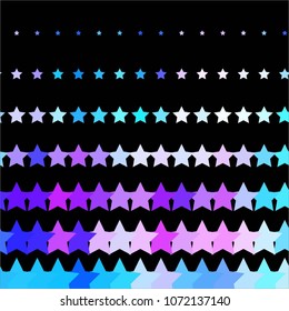 Star colorful vector background. Abstract halftone illustration pattern. Vintage texture
