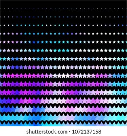 Star colorful vector background. Abstract halftone illustration pattern. Vintage texture
