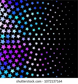 Star colorful vector background. Abstract halftone illustration pattern. Vintage texture

