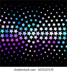 Star colorful vector background. Abstract halftone illustration pattern. Vintage texture
