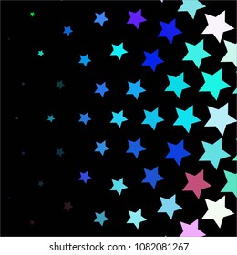 Star colorful vector background. Abstract halftone illustration pattern. Vintage texture
