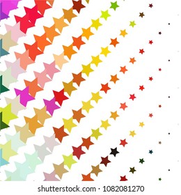 Star colorful vector background. Abstract halftone illustration pattern. Vintage texture
