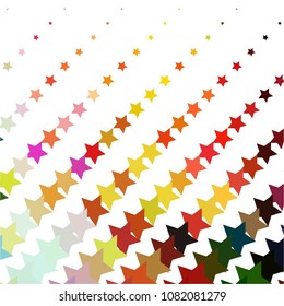 Star colorful vector background. Abstract halftone illustration pattern. Vintage texture
