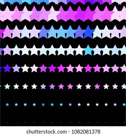 Star colorful vector background. Abstract halftone illustration pattern. Vintage texture
