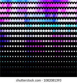 Star colorful vector background. Abstract halftone illustration pattern. Vintage texture
