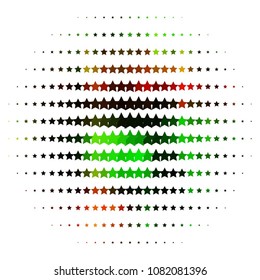 Star colorful vector background. Abstract halftone illustration pattern. Vintage texture
