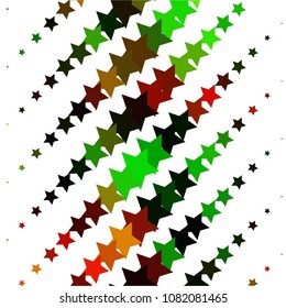 Star colorful vector background. Abstract halftone illustration pattern. Vintage texture
