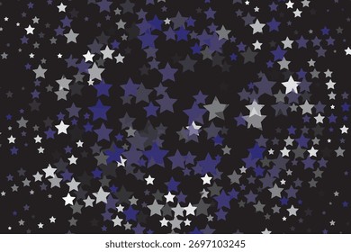 Estrella de fondo de Vector colorido. Patrón de ilustración de semitono Abstractas. Textura de Antiguas