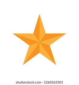Ilustración vectorial de color de estrella para diseñador o para cualquier cosa