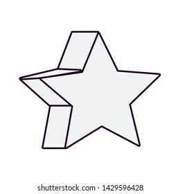 star comic pop art on white background