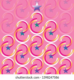 The Star, a commitment to success, graphic background.Vector illustration EPS10