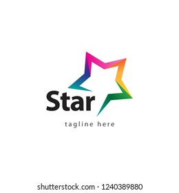 Star Company Logo Vector Template Design Illustration