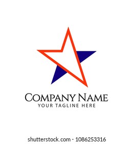 Star Company Vector Template Design Illustration