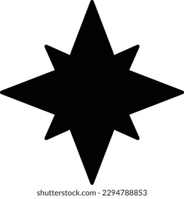 star compass star compass nautical map Glyph