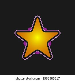 Star concept design for element decorative