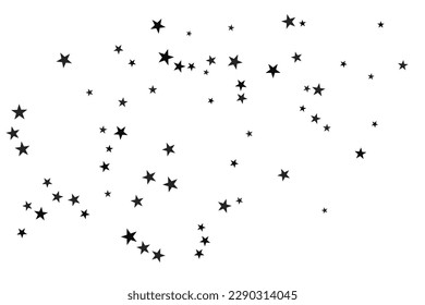 Confesti de estrella. Resumen de contexto casual de confetti. Patrón de diseño brillante.