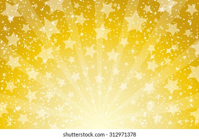 Star And Confetti Background