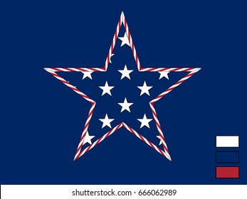 star consisting of a form superimposed on the background image