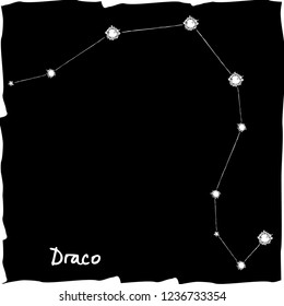 A star constellation illustration for the purpose of posters, maps, cards and wallpapers.