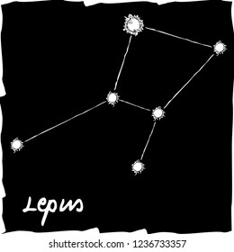 A star constellation illustration for the purpose of posters, maps, cards and wallpapers.