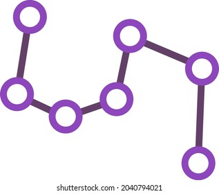 Star constellation, illustration, vector, on a white background.