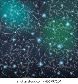 Star constellation light background, vector illustration eps10