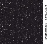 star constellation seamless vector pattern