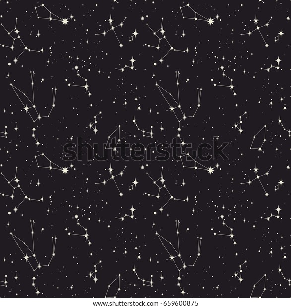 star constellation\
seamless vector pattern