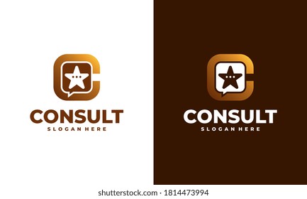 Design-Design des Star Consult-Logos, Vektorgrafik von Modern Consulting Agentur Logo-Designs