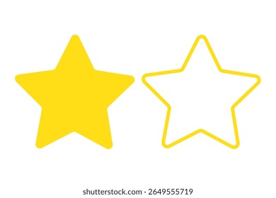 Star cookie shape. Vector cookie cutter design. Christmas star black illustration. Die cut, laser cutting. Shape for cutting.